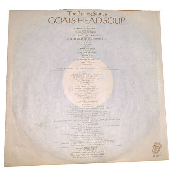 ROLLING STONES: goat's head soup ROLLING STONES 7" EP 33 RPM - Picture 4 of 8